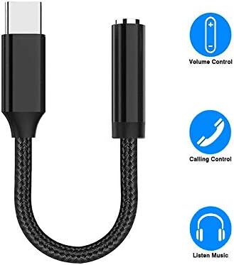 Pixel 2 USB C to Headphone Jack Adapter. Type C to 3.5mm Female Aux Audio Cable for Google Pixel 2 XL, Essential, Samsung, Motorola, Huawei, Oppo, HTC, MI and More Type-c Devices.