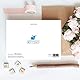 Wee Blue Coo Tier Silhouette Liebe Herz Igel Hochzeitskarte