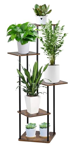AISHNA Abnehmbarer 5-stufiger Blumenständer,Pflanzenständer aus...