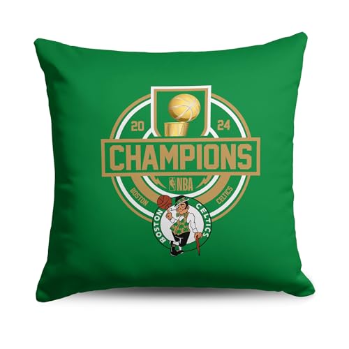 NORTHWEST NBA Boston Celtics NBA Champions 2024 Pillow, 18" x 18", 2 for 1