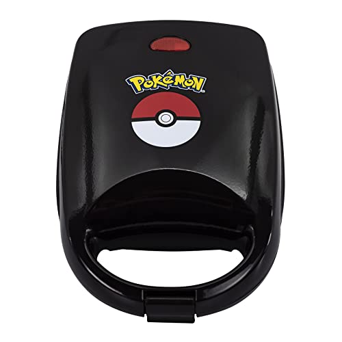 Pokémon Sandwich Maker - Grille-pain & sandwich avec design Pokémon - Revêtement anti-adhésif facile à nettoyer - Barbecue petit déjeuner et collation - Cadeau...