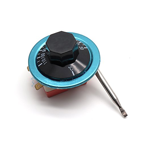 Ldexin 220V To 250Vac 16A Adjustable Thermostat Switch Capillary Oven Temperature Controller #TOP30