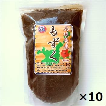 Amazon.co.jp: 養殖もずく 500g×10パック【沖縄石垣島産】 : 食品 