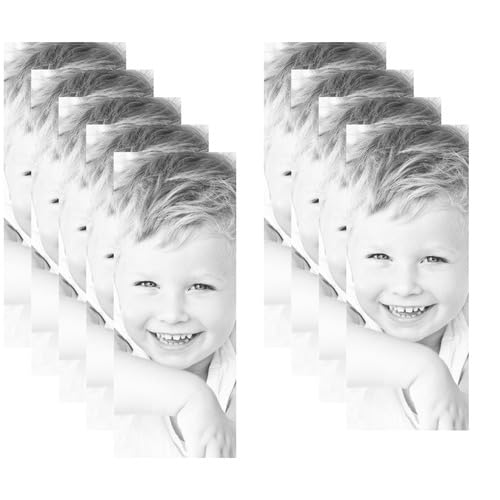 8x20 Light Cream/Light Cream Custom Mat for Picture Frame with 4x16 Opening Size (Mat Only, Frame NOT Included) - 9 Pack