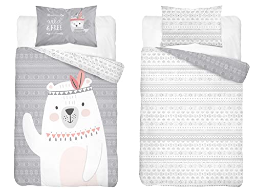 Baby-Bettwäsche-Set Von Baby’s Comfort – Wendbar, Aus Bio-Baumwolle, Mehrere Größen