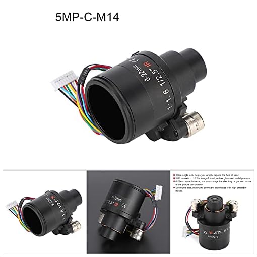 Camera Lens, Motorized Zoom Lens 5MP Resolution Change Shooting Range 6-22mm for Camera Accessories - Image 3