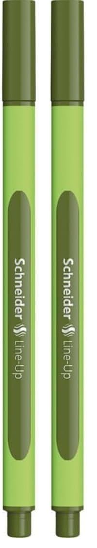 SCHNEIDER LINE-UP FİBER UÇLU KALEM 0,4 MM HAKİ YEŞİLİ (2 paketi)