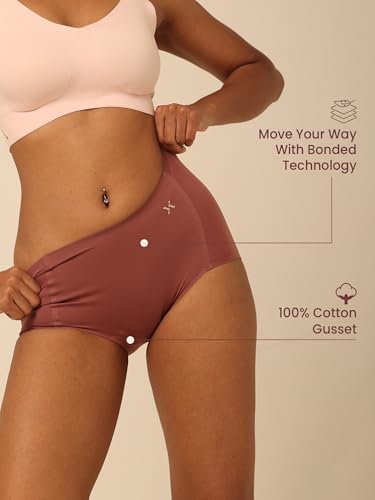 Image of Krvvy Airsoft Boyshorts | Women's High Coverage Mid-Rise Underwear with Four-Way Stretch | All Day Breathability | Lightweight & Seamless