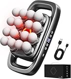 Relief Wave Pro 3 Massager,16-Head Massage Gun Set, Deep Tissue Percussion Massager with 3 Modes & 30 Intensities,Quiet Muscle Massage Gun for Back,Shoulders, Legs, Foot, Body Muscle Pain Relief(Gray)