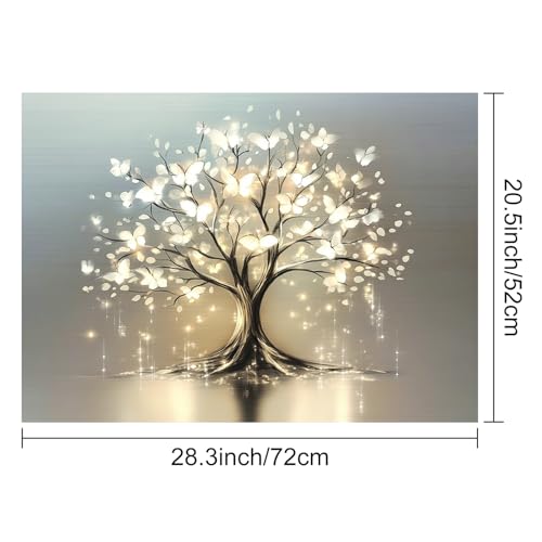 Image of HOMETITUTE Butterfly Tree of Life Stove Covers 28x20 Diatomite Mat