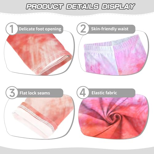 GuoChe Colorful Messy Shorts for Toddler Girls Cotton Cartwheel Shorts Streetwear Under Dress3