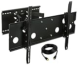 Mount-It! Heavy Duty Full Motion TV Wall Mount, Large Articulating Television Wall Mount, Fits LCD...