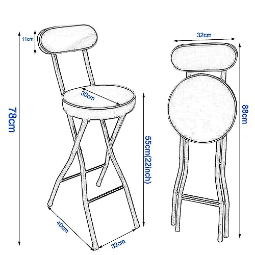 Barre de petit-déjeuner pliante robuste capacité 300 lb - 4