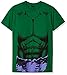 Marvel Men's Hulk Purple Shorts Short Sleeve T-Shirt, Kelly Green, X-Large