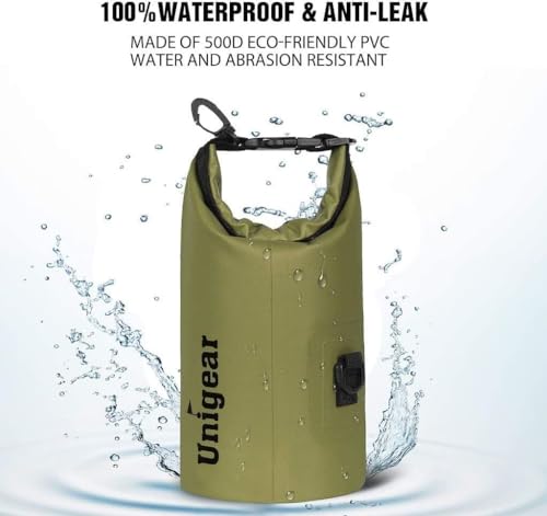 Unigear Dry Bag – Wasserdichte Tasche mit Handytasche für Outdoor-Aktivitäten