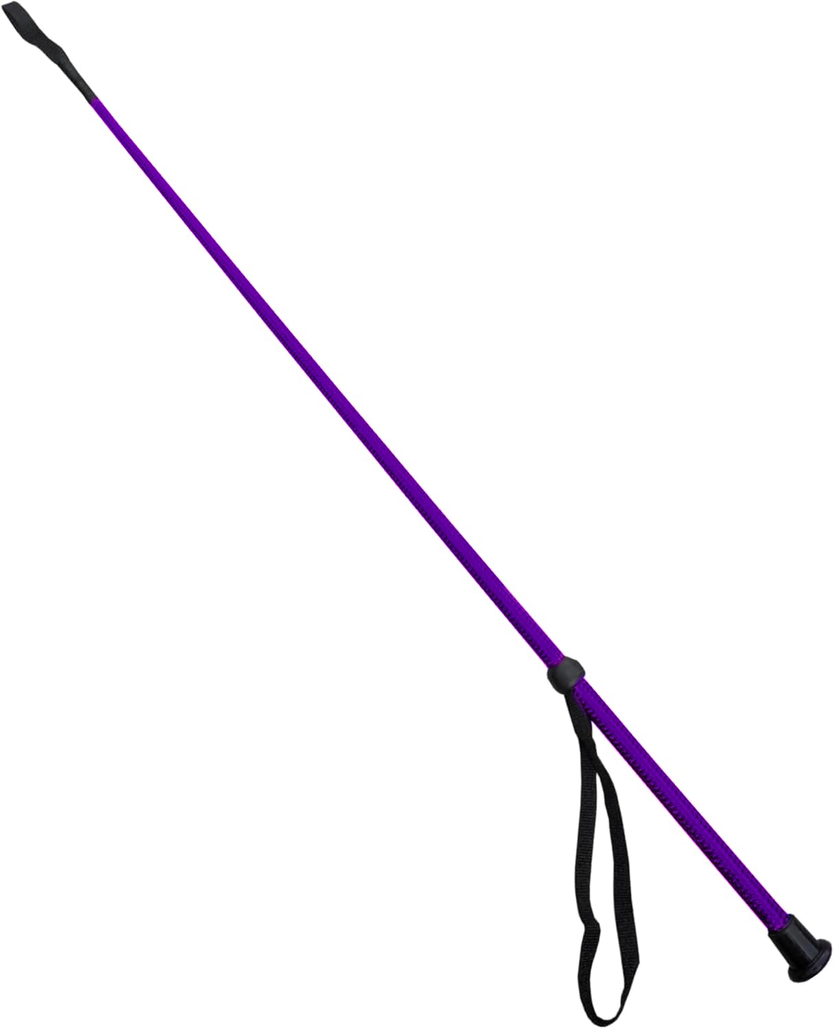 KetoBarrow Purple Crop Equestrian Dressage Crop Nylon Schooler Horse Riding 100cm with Wrist Strap