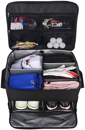 Organiseur de coffre golf pour stopper le désordre des accessoires