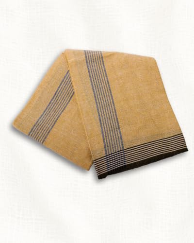 Image of Self Design Blended Solid cotton lungi for men | Daily Wear, Home Wear & Relaxation | 2 Meter | Unstitched