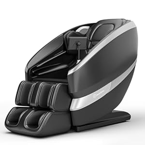 Real Relax 2024 Massage Chair Full Body of Dual-core S Track, Zero Gravity Massage Recliner Chair, FS01 Black