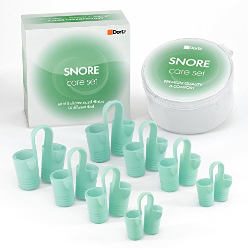 Anti Snoring Devices - Set of 8 Nasal Dilators - Snoring Solution - Snore Stopper Set - Natural Stop Snoring Devices Reduce Snoring - Anti Snoring Nose Vents