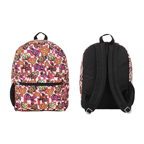 Mochila infantil Five Nights at Freddy's All-Over Print 40,6 cm para escola e viagens