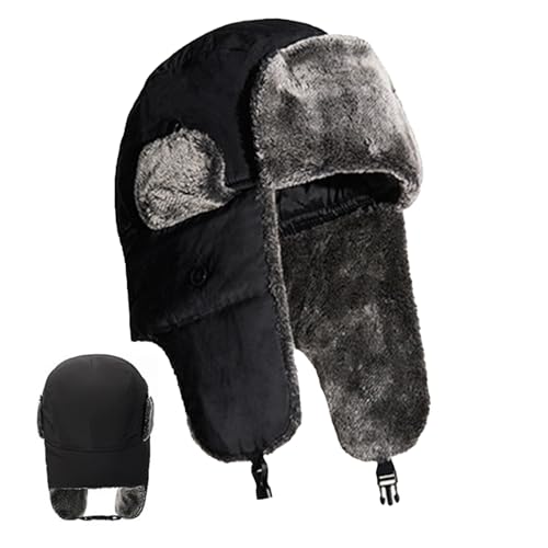 Bonnet chauffant USB avec cache-oreilles pour homme et femme