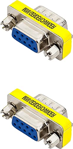 Rs232 Serial Cable 9 Pin Db9 Female To Female/Male To Male Gender Changer Coupler Adapter Connector(4 Pack) #TOP6
