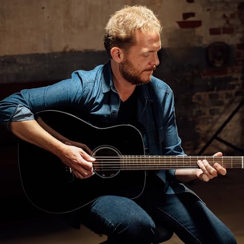 Image of YAMAHA FG800 BL 6-String Dreadnought Acoustic Guitar, Black Finish, Solid Spruce Top, Nato /Okoume Back & Sides, Scalloped Bracing, Right-Handed Guitar for Practice & Performance