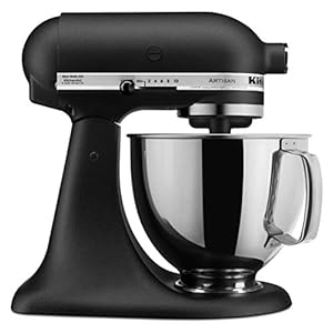 KitchenAid KSM150PSBK Artisan Series Tilt-Head Stand Mixer Imperial Black