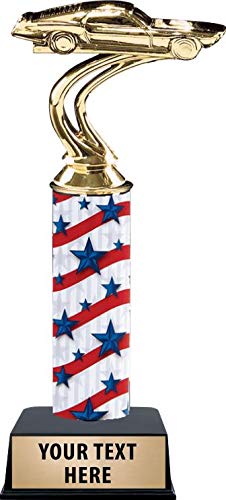 Mustang Award Trophy - 9.5 Inch Customized Auto Show Gold Mustang Trophies