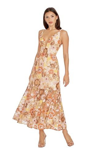 Dress the Population Women's Sierra Fit and Flare Midi Dress2