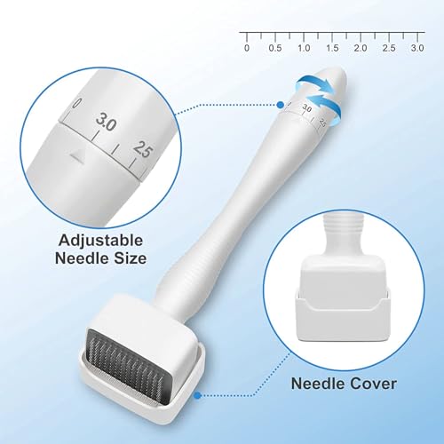 Derma-Stempel Stamp Microneedling Pen Dermastamp Roller Einstellbar – Ansicht 5