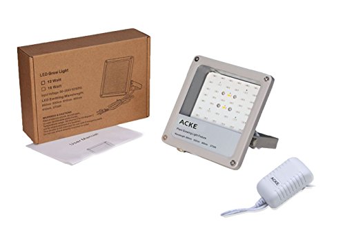 Image of ACKE LED Grow Lights Full Spectrum,Plant Lights，Growing Lamps 12W for Indoor Plants,Hydropoincs