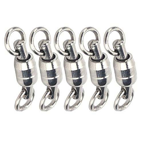 CFTGIW TwoWay Stainless Steel Bearing Rotation 8Word Connector Fishing Accessories