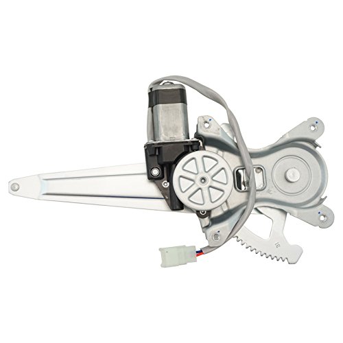 Image of TRQ Rear Driver Side Power Window Motor and Regulator Assembly Power Compatible with 2001-2005 Toyota RAV4