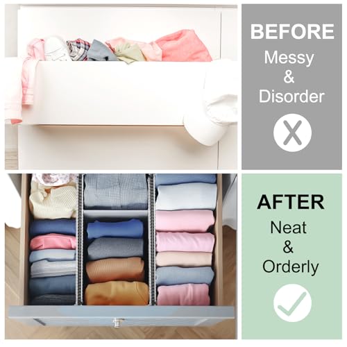Expandable Drawer Dividers 6-Pack - Adjustable Organizers - Image 6