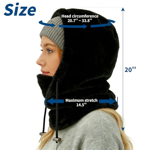 Image of YESLIFE Balaclava Ski Mask for Men and Women, Winter Face Mask, Shiesty for Skiing, Snowboarding & Motorcycle