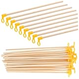 Ipetboom 35個 提灯持ち手木製スティック 耐久性丈夫な素材 使用簡単 コンパクト持ち運び便利 手作り提灯用アクセサリー お祭りや クラフトに