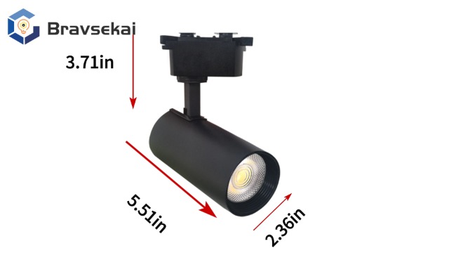 Image of LED Track Lighting Kit 4000K 20W 2PCS White H Type Plug in
