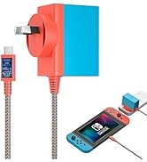 Switch AC Adapter, Fast Charger for Nintendo Switch/Switch Lite/Switch OLED, 39W 15V/2.6A Output ...