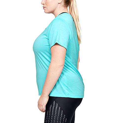 Image of Under Armour Plus Size Tech Solid Short Sleeve V-Neck