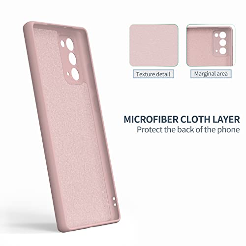 Coque Samsung Note 20 évitez les rayures avec le silicone rose - 5