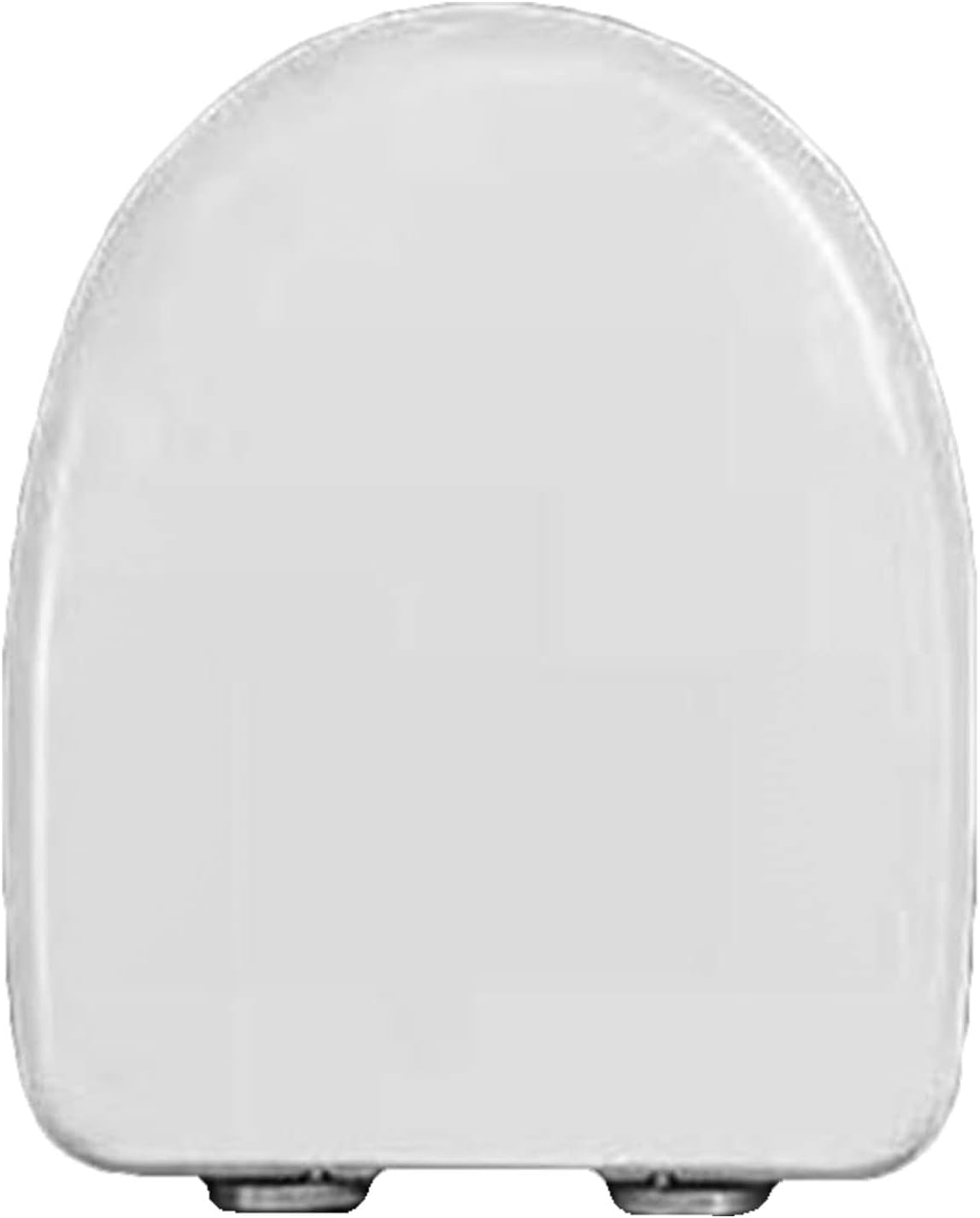 Toilet Seats for Standard Toilets Elongated Slow Close Never Loosen Removable Universal Toilet Seat Used for Home, Hotel, Hospital, School, Office Building, White