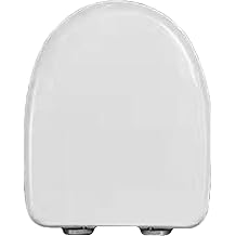 Toilet Seats for Standard Toilets Elongated Slow Close Never Loosen Removable Universal Toilet Seat Used for Home, Hotel, Hospital, School, Office Building, White