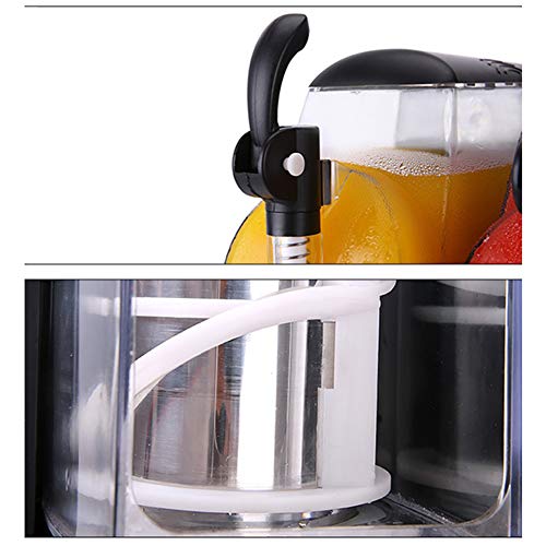 RSTJ-Sjef Home Doppeltank Smoothie Slushy Maschine, 300W 5L Margarita Maschine Mini Slush Frozen Drink Maker Für… – Bild 8