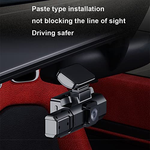 XRC TECH Câmera veicular com rotação de 360° HD 1080p para gravação frontal e interior de carros ao