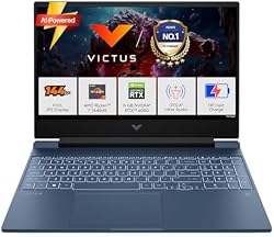 HP Smartchoice Victus, AMD Ryzen 7 7445HS, 6GB RTX 4050, 16GB DDR5(Upgradeable) 512GB SSD, 144Hz, IPS, 300 nit