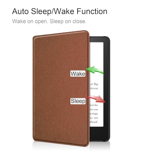 Guksraso Case For Kindle Voyage Ereader (2014), Use Pu Cover With Auto Sleep/Wake thumb #2