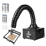 Comgrow 2 in 1 Hose Smoke Absorber,Strong Suction 3 Stage Furification for Soldering,Laser Engraver,