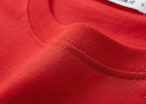 Image of VEL Plain Oversized 100% Pure Heavy Cotton Baggy Fit Drop Shoulder Half Sleeves Round Neck Solid Cotton T-Shirt for Men
